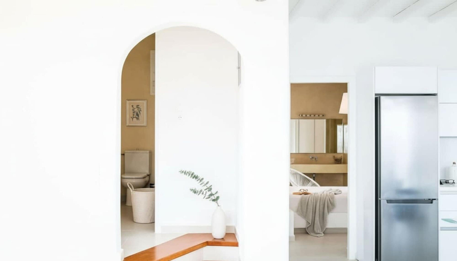 Bedroom 4, Kalafatis Stay With Private Pool, South Aegean