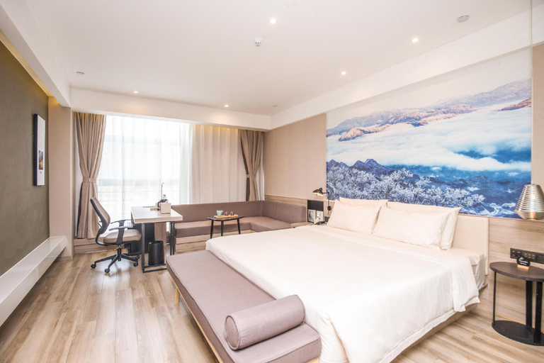 Bedroom, Atour Hotel Hefei Zhengqi Financial Plaza, Hefei