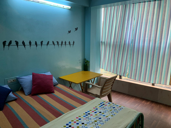 Bedroom 4, The Little Blue Window Hostel, Bangalore