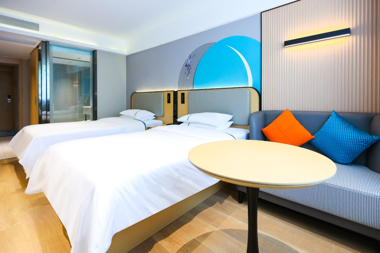 Bedroom 2, City Comfort Inn Wuhan Int Expo Cent Maying Metro, Wuhan
