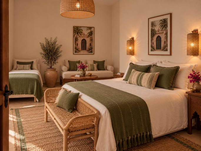 Bedroom 4, Riad Scarlett, Marrakech