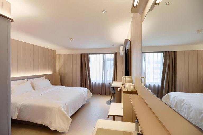 Bedroom, Hanting Hotel Qingdao Zhanqiao Railway Statio, Qingdao