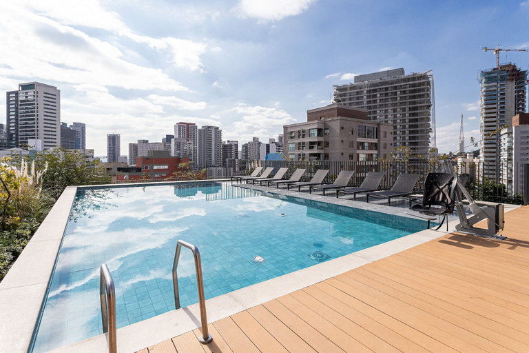 Sport & Beauty 5, Onze22 by Viva - Estúdios Modernos a 400m do Metrô Vila Madalena com Piscina no Rooftop, São Paulo