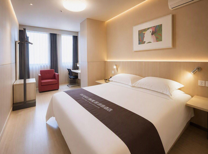 Bedroom 3, Jinjiang Inn (Yantai Wanda Plaza Suocheng Scenic Area Branch), Yantai