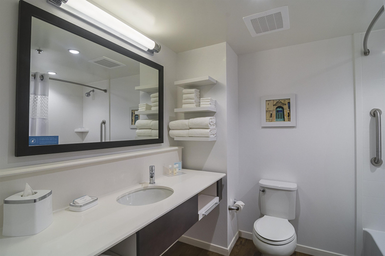 Bathroom 4, Hampton Inn Chicago North-Loyola Station, Cook
