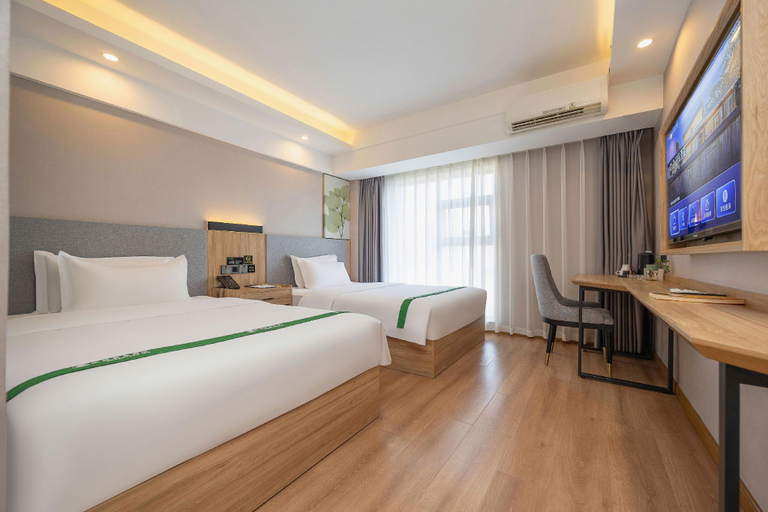 Bedroom 5, Greentree Inn Express Deyang Changjiang Dong Road, Deyang