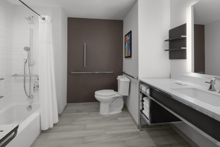 Bathroom 4, Hilton Garden Inn Roslyn, Nassau