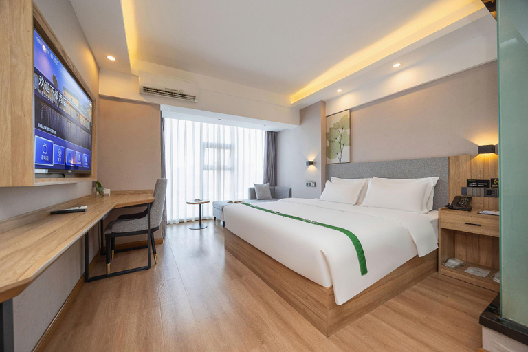 Bedroom 2, Greentree Inn Express Deyang Changjiang Dong Road, Deyang