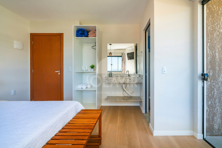 Bedroom 2, Suíte 1 Ala pôr sol Residencial Solavir, Bombinhas