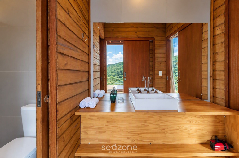 Bathroom, Cabana c/ vista e jacuzzi Serra Catarinense VST025, Anitápolis