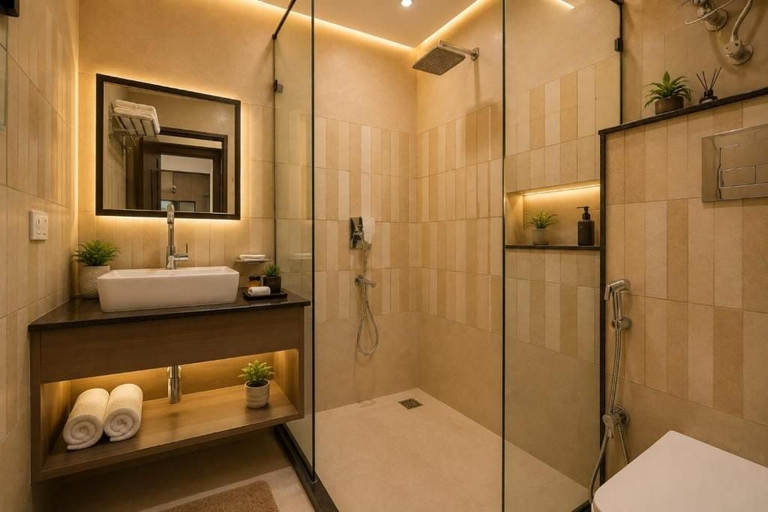 Bathroom 2, Hotel Stay Inn Plaza, Delhi