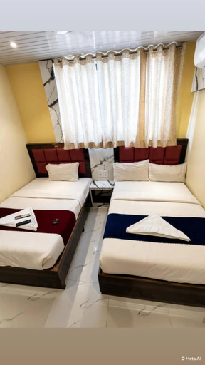 Bedroom 2, Hotel Rishi Palace, Mumbai Suburban