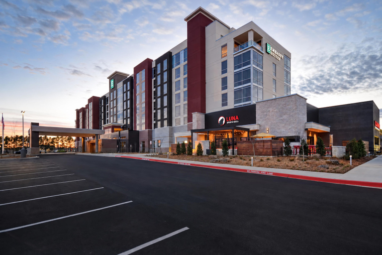 Exterior & Views 1, Embassy Suites by Hilton Jonesboro Red Wolf Convention Center, Craighead