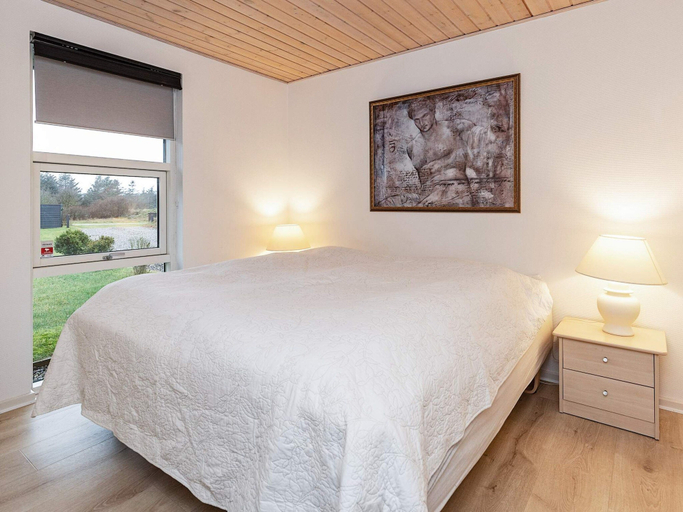 Bedroom, 5 Star Holiday Home in Lokken, Jammerbugt