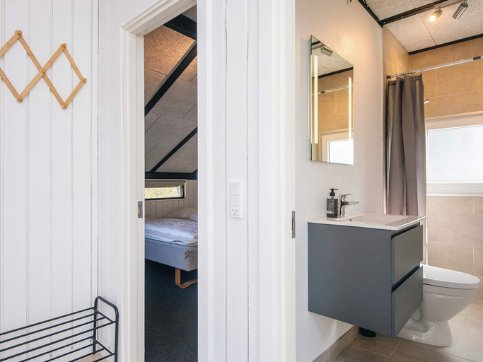 Bathroom, 4 Star Holiday Home in Hemmet, Ringkøbing-Skjern