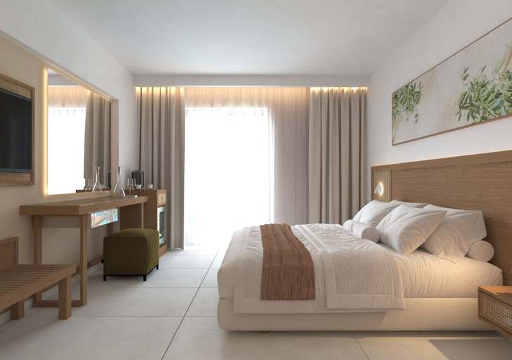 Bedroom 3, Aeolian Beach Resort, North Aegean