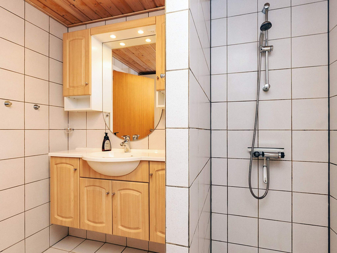 Bathroom, 4 Person Holiday Home in Struer, Struer