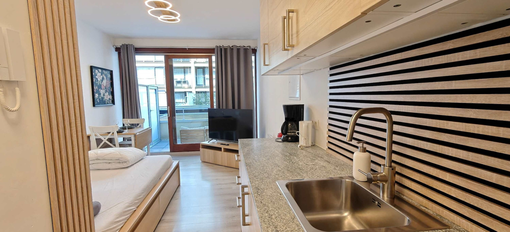 Others 1, Charming Studio Westende Near the Beach Balcony, West-Vlaanderen