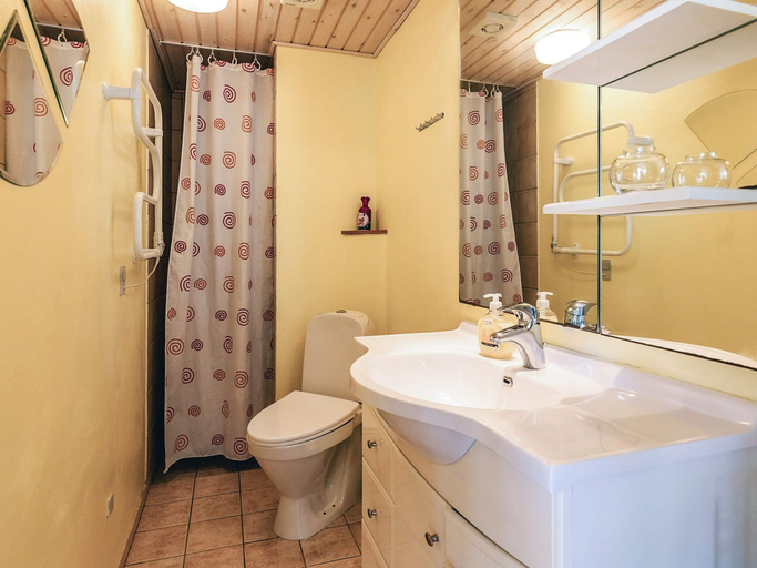 Bathroom, 8 Person Holiday Home in Spottrup, Skive