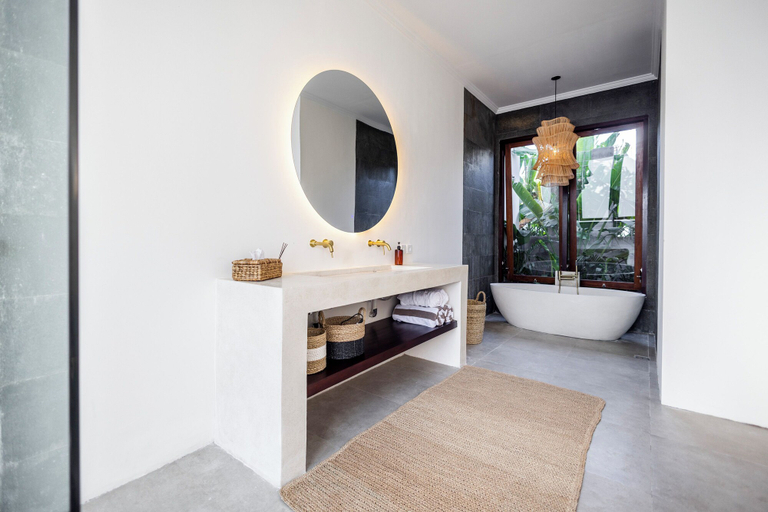 Bathroom 4, Beach Villas Canggu 300m from Echo Beach, Badung