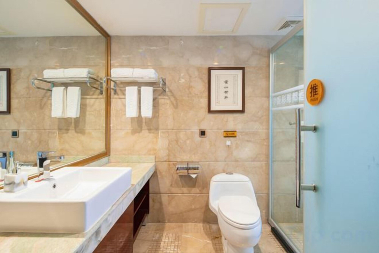 Bathroom 4, Lingcai Handu Hotel, Chengdu