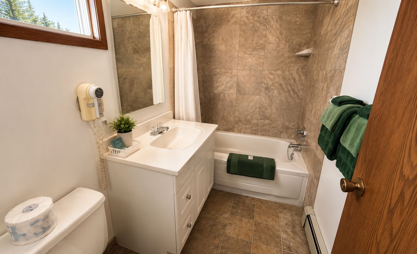 Bathroom, East Kootenay Motel, East Kootenay