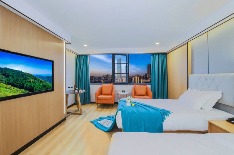 Bedroom, zhongyang Meili Hotel, Changsha