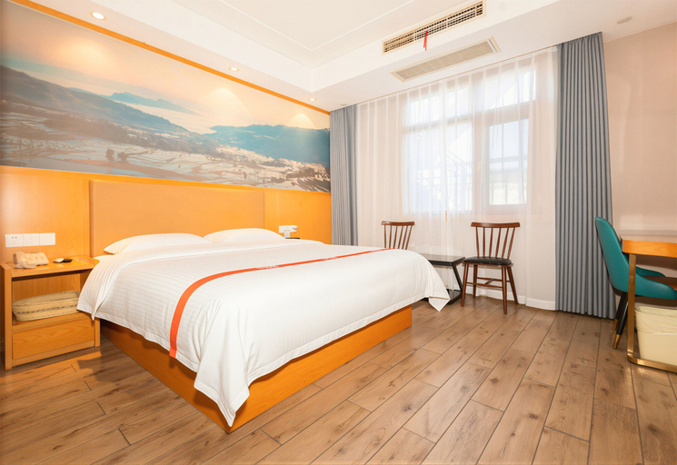 Bedroom 2, Shell Hotel Changzhou North Railway Station Global Harbor Metro Station, Changzhou