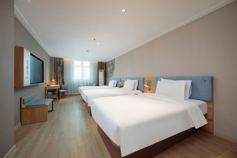 Bedroom 2, Home Inn Neo Changzhou Dinosaur Park Global Harbor Metro Station, Changzhou