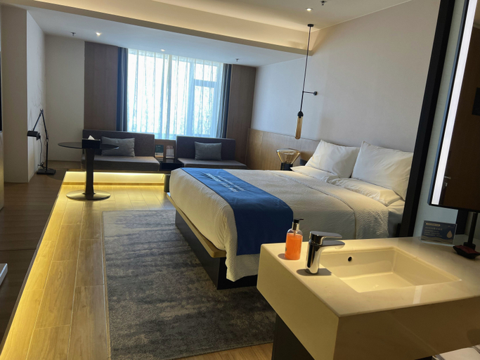 Bedroom 2, Mei Jing Hotel (Jinan Wanda Plaza Exhibition Center), Jinan