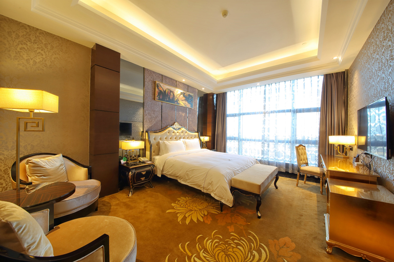 Bedroom, Wanhe Holiday Hotel (Wuchuan Wanhe City Branch), Zhanjiang