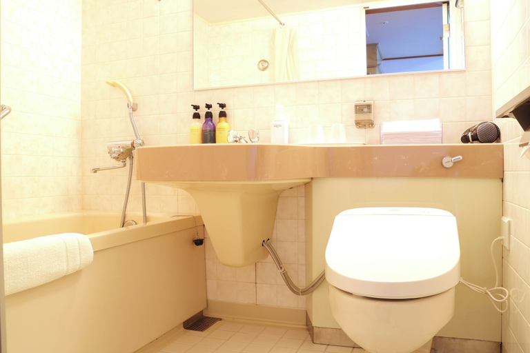 Bathroom 4, Miyajima MorinoYado Inn, Hatsukaichi
