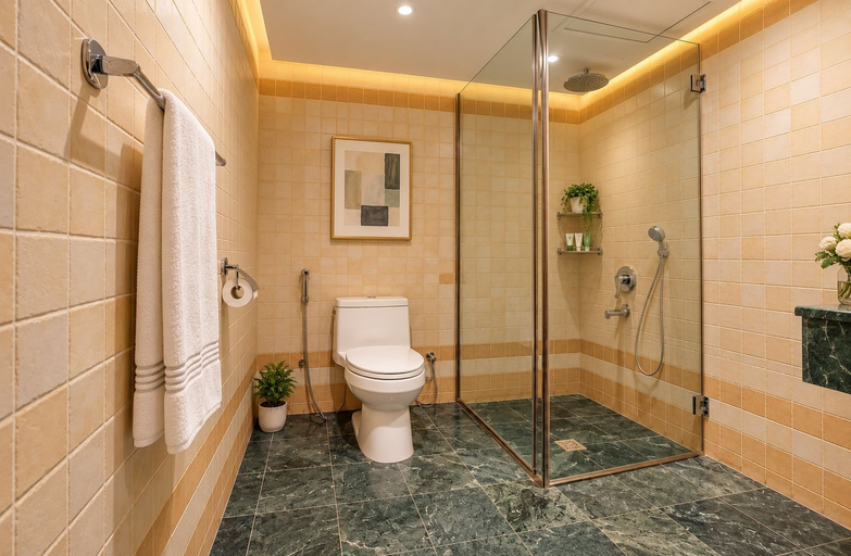 Bathroom 3, Al Muhaidb Residence Al Malaz 4 - Economic, Riyadh