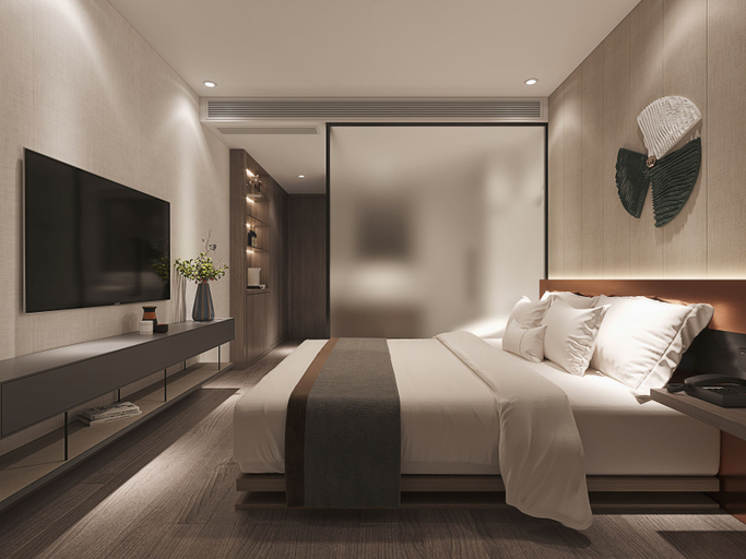 Bedroom, LAS Esports Hotel (South Asia Branch), Wenzhou