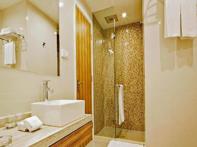 Bathroom, Suzhou Jinji Lake Expo Center Ruibeiting Apartment Hotel, Suzhou