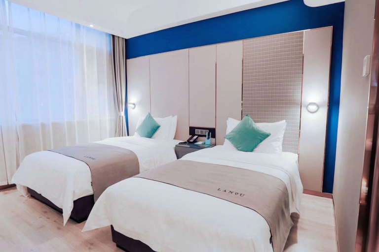 Bedroom, Lanou Hotel (Taixing Wanda Plaza Branch), Taizhou