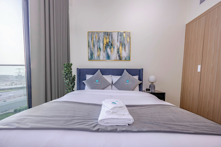 Bedroom 4, Bloomfields Studio-Azizi Riviera 46-Meydan, Dubai