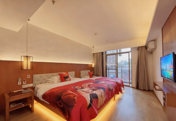 Bedroom 2, Guiyang Yunshu Hotel Jiaxiu Building Branch, Guiyang