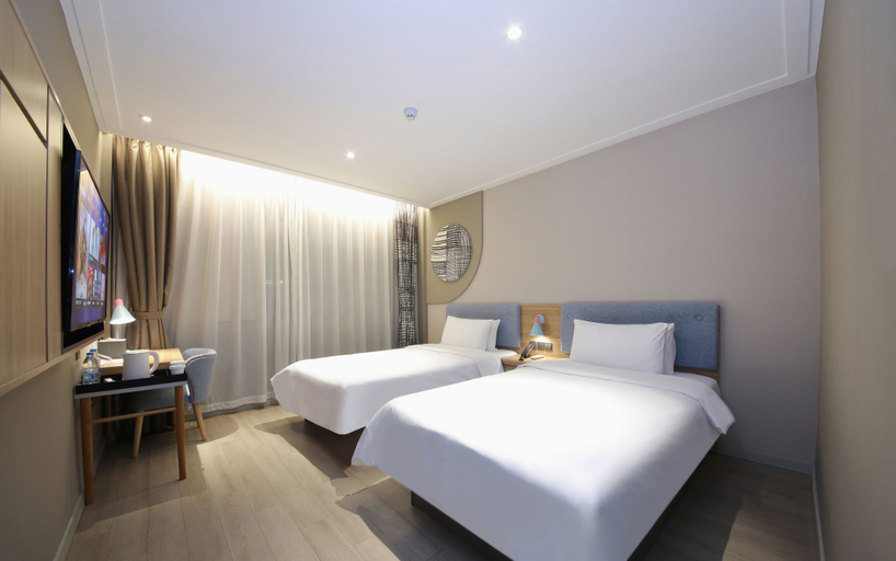 Bedroom 2, Homeinn · neo (Suzhou Changmen Shantang Street), Suzhou