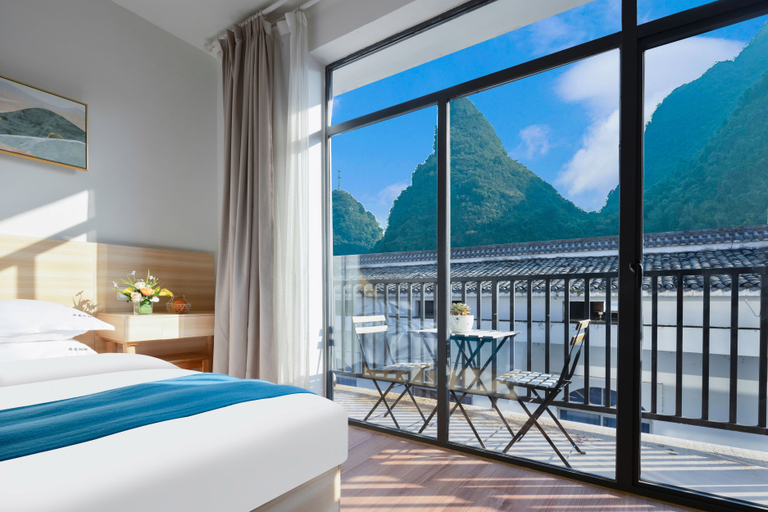 Bedroom 5, Huayi Boutique Inn (Yangshuo West Street Branch), Guilin