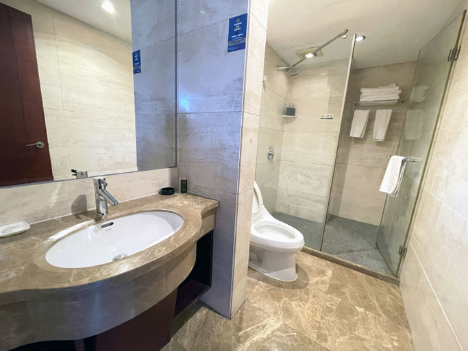 Bathroom, Mingxiang Hotel (Wenling Zeguo Passenger Transport Center), Taizhou