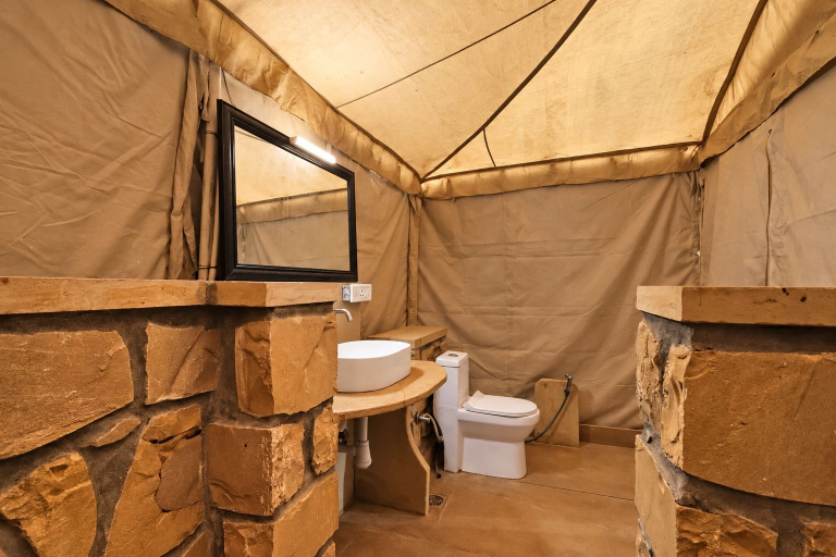 Bathroom, Rajputana Desert Camp By Castle Crown, Jaisalmer