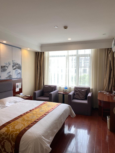 Bedroom 3, Greentreea Inn Shanghai Jinshan Wanda Plaza Longxi, Shanghai