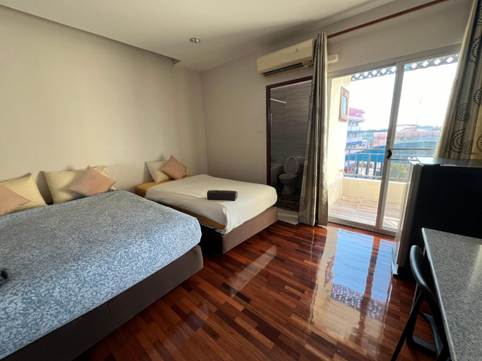 Bedroom, Kanavera Sriracha Service Apartment, Si Racha