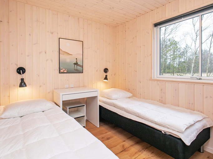 Bedroom 2, 5 Star Holiday Home in Fjerritslev, Jammerbugt
