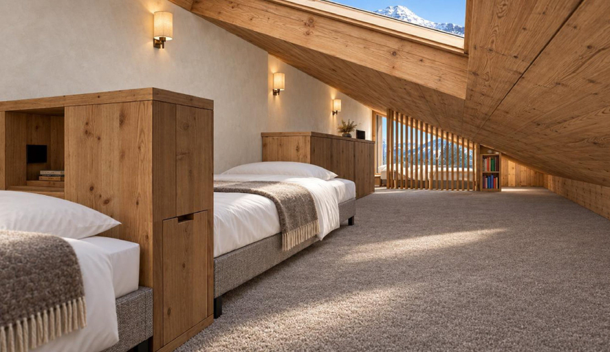 Bedroom 2, Hotel Vanessa, Entremont