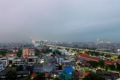 Exterior & Views 2, Minimalist Studio with City View at Green Pramuka Apartment By Travelio, Jakarta Pusat