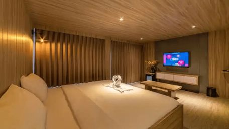 Bedroom, Kontena Hotel, Malang
