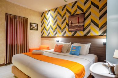 Bedroom 1, Sans Hotel Ekkon Yogyakarta by RedDoorz, Yogyakarta