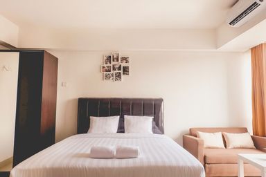 Bedroom 4, Fully Furnished Studio Apartment Near MT Haryono And Halim By Travelio, East Jakarta